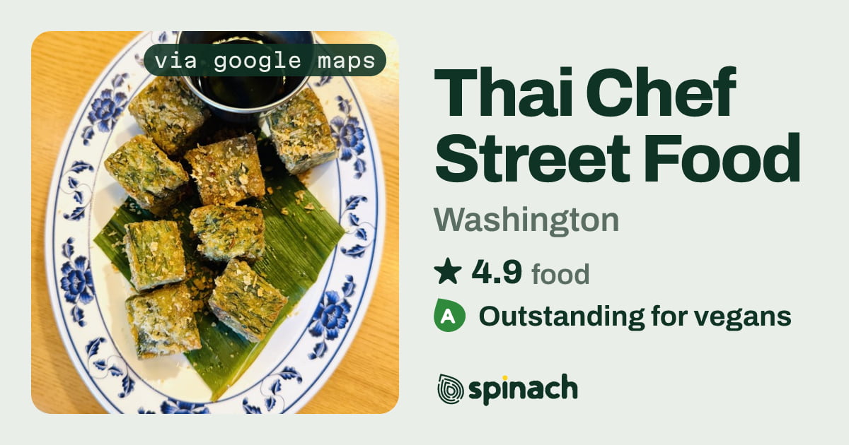 Thai Chef Street Food - Thai Food, Vegan Menu, Gluten Free in ...
