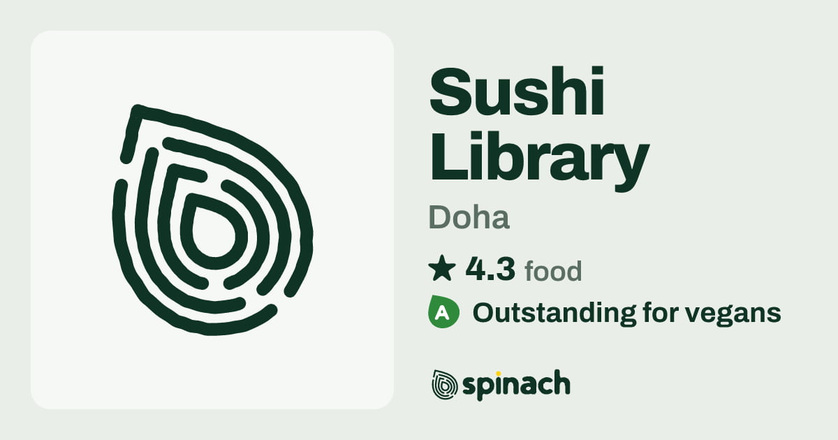 Sushi Library Menu.pdf Sushi Library - Japanese Sushi, Vegan Menu in Doha | Spinach