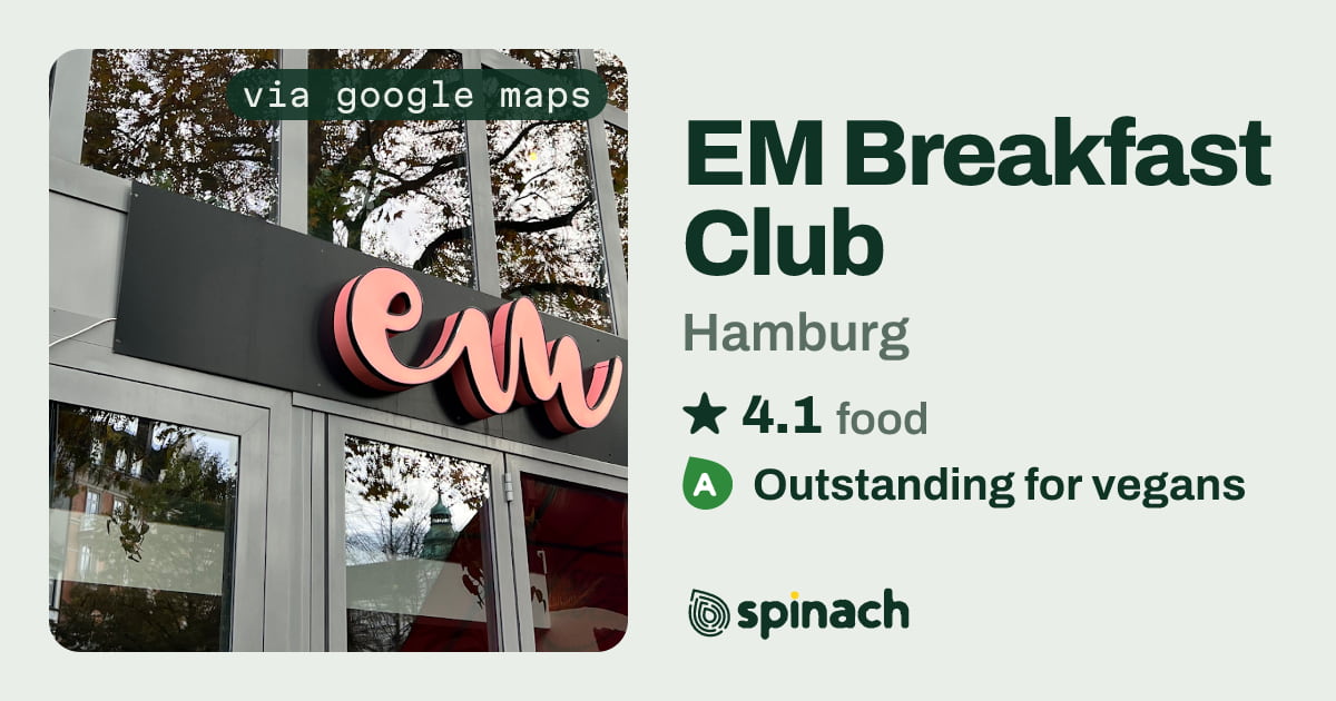 EM Breakfast Club - Breakfast, Vegan Options, Plant Milk in Hamburg ...