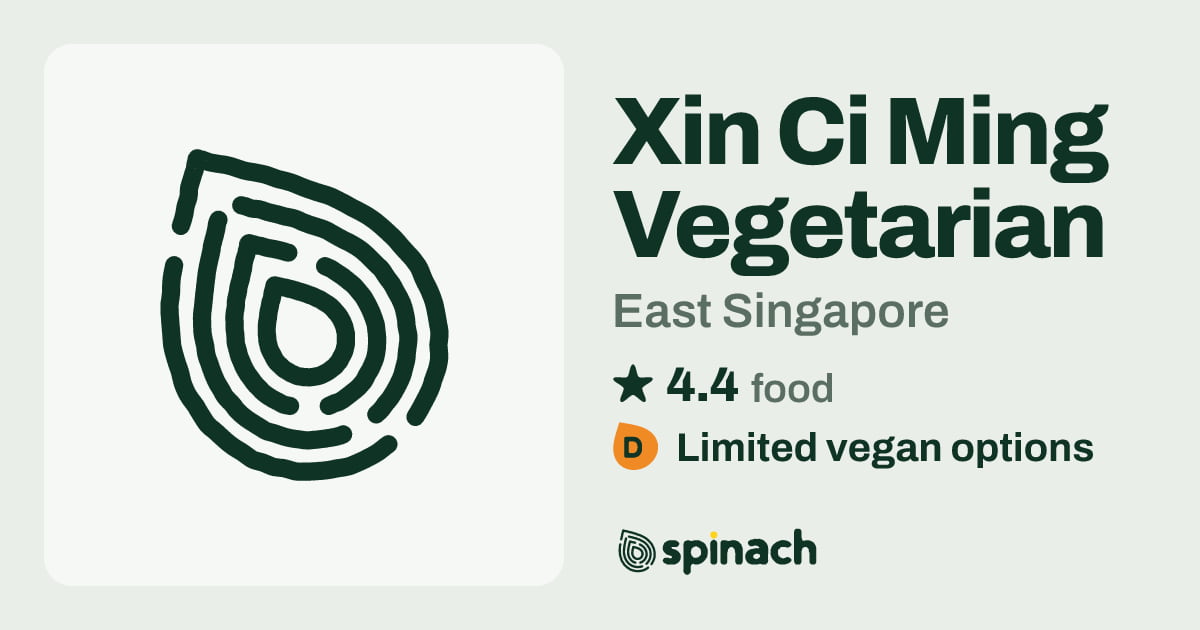 Xin Ci Ming 新慈明 - Chinese Noodles, Vegetarian in East Singapore | Spinach