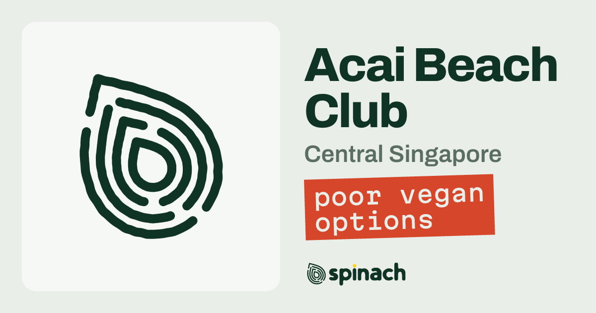 Acai Beach Club - Acai Bowls, Few Vegan in Central Singapore | Spinach