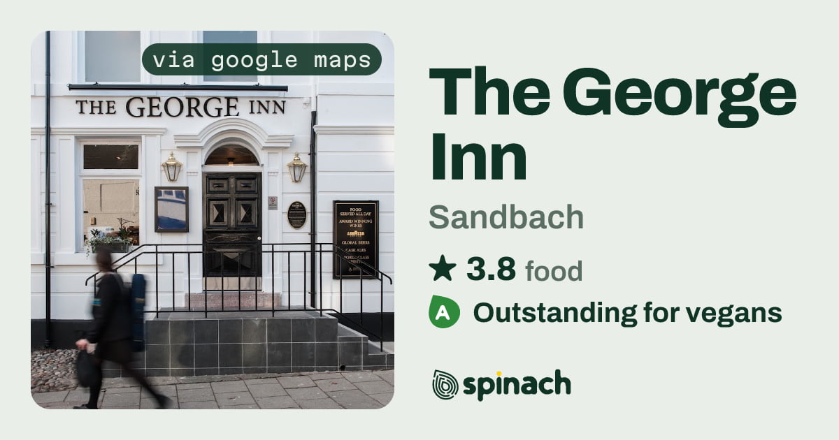 The George Inn - Pub, Vegan Menu, British in Sandbach | Spinach